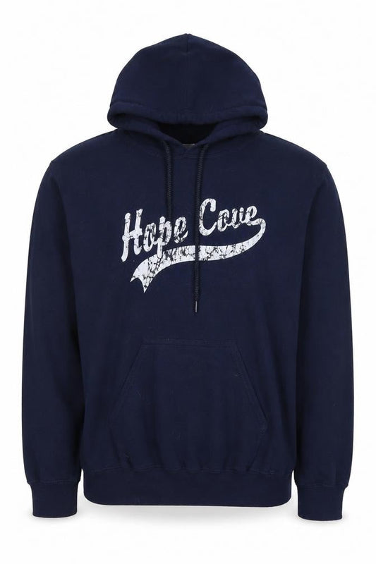 Gildan Men’s Blue Small Pullover Hoodie with Logo