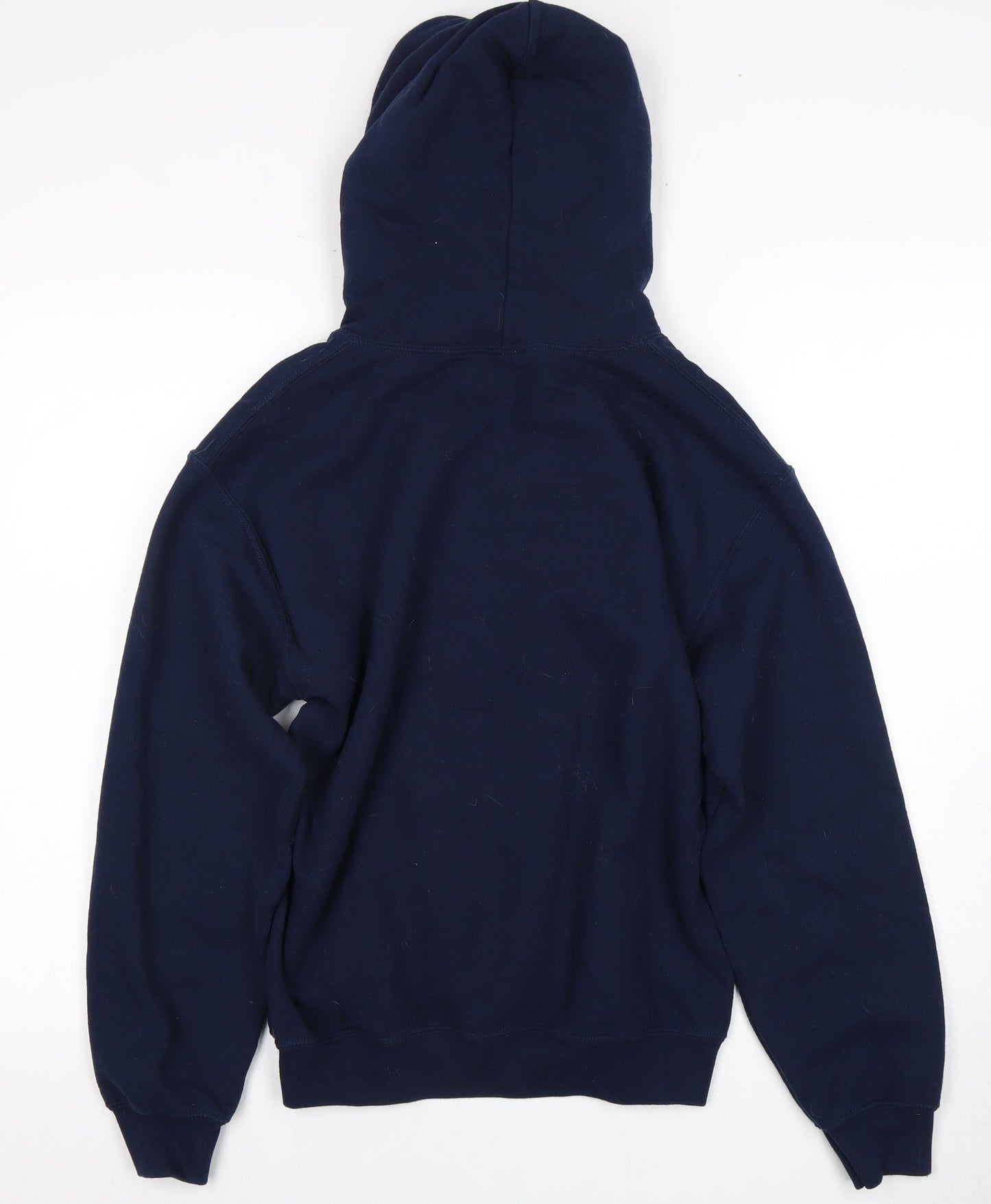 Gildan Men’s Blue Small Pullover Hoodie with Logo