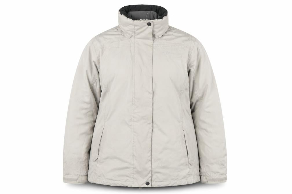 Hi Womens Gear Beige Waterproof Jacket Size 10