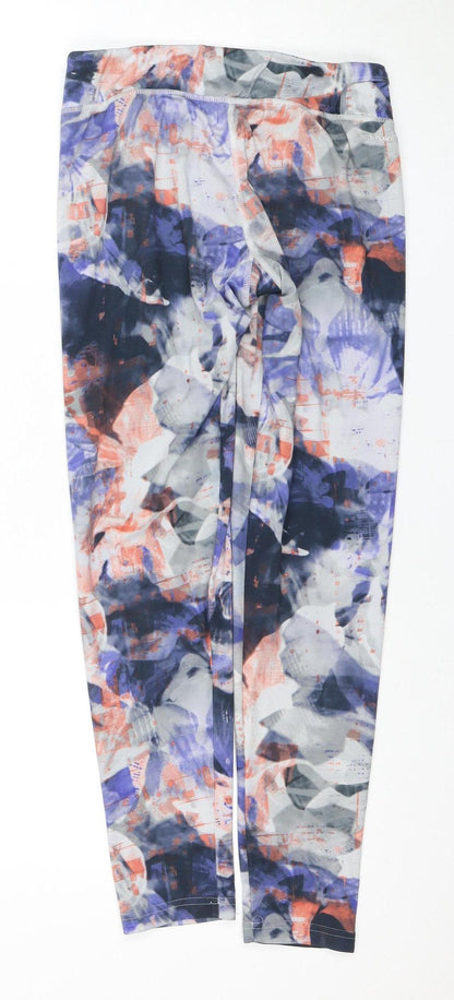 Back view of Adidas Women's Multicoloured S Running Leggings
