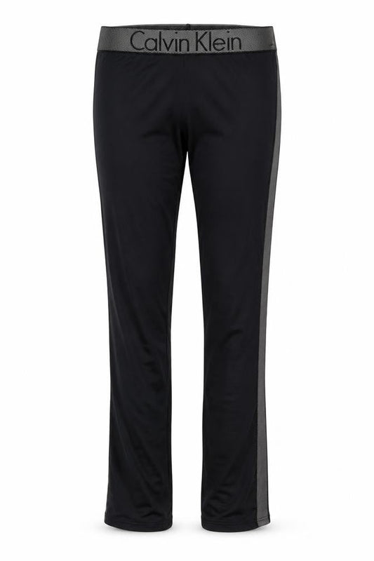 Calvin Klein Women's Black S Leggings with Logo and Elastic Waist