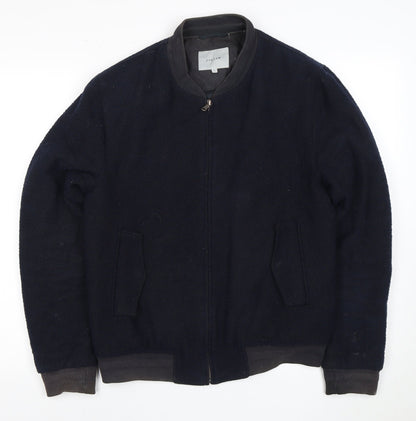 Jigsaw Men's Black Bomber Jacket Size S Casual
