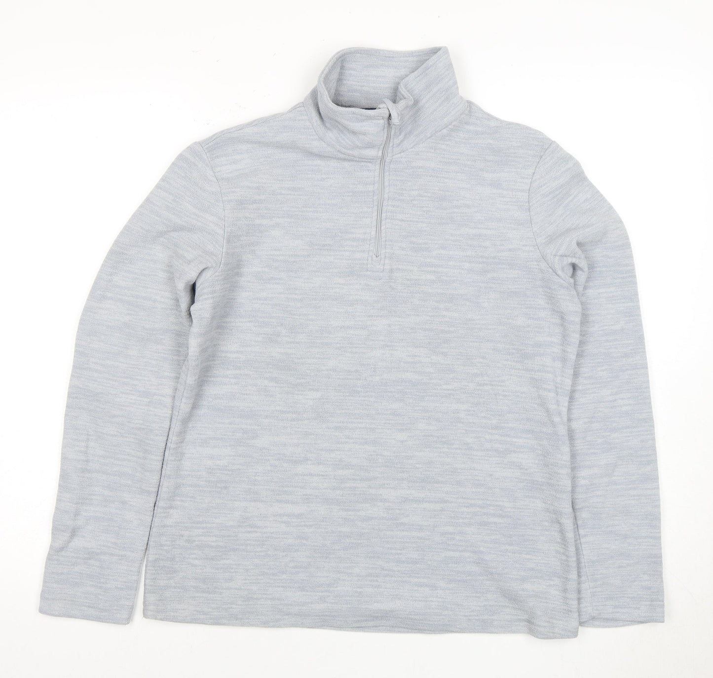 Mountain Warehouse Women's Grey Mock Neck Sweatshirt - Size 12