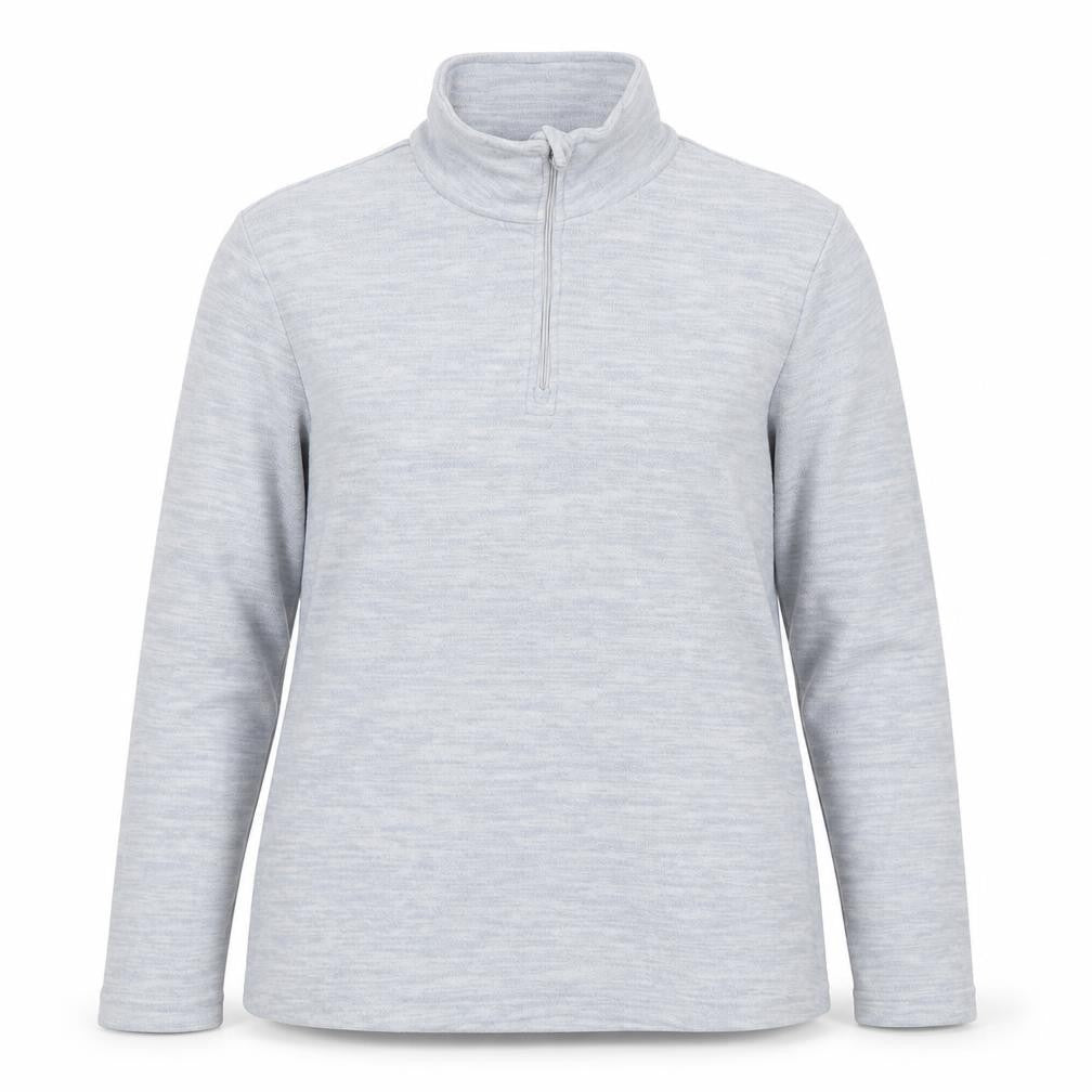 Mountain Warehouse Women's Grey Mock Neck Sweatshirt - Size 12