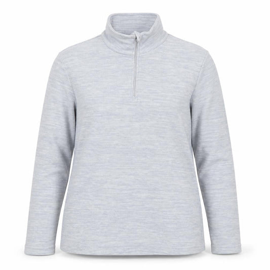 Mountain Warehouse Women's Grey Mock Neck Sweatshirt - Size 12