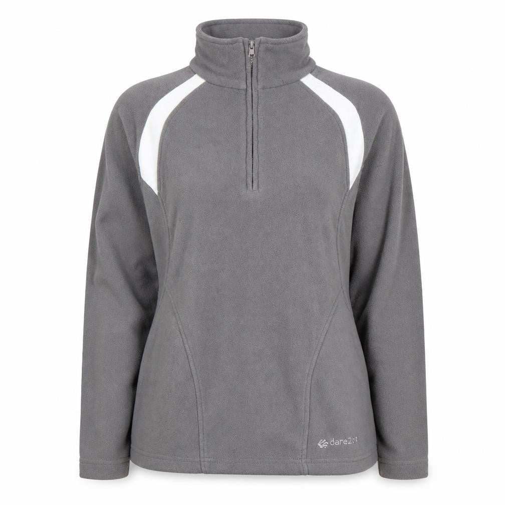 Dare2Be Women's Grey Fleece Zip Sweatshirt M