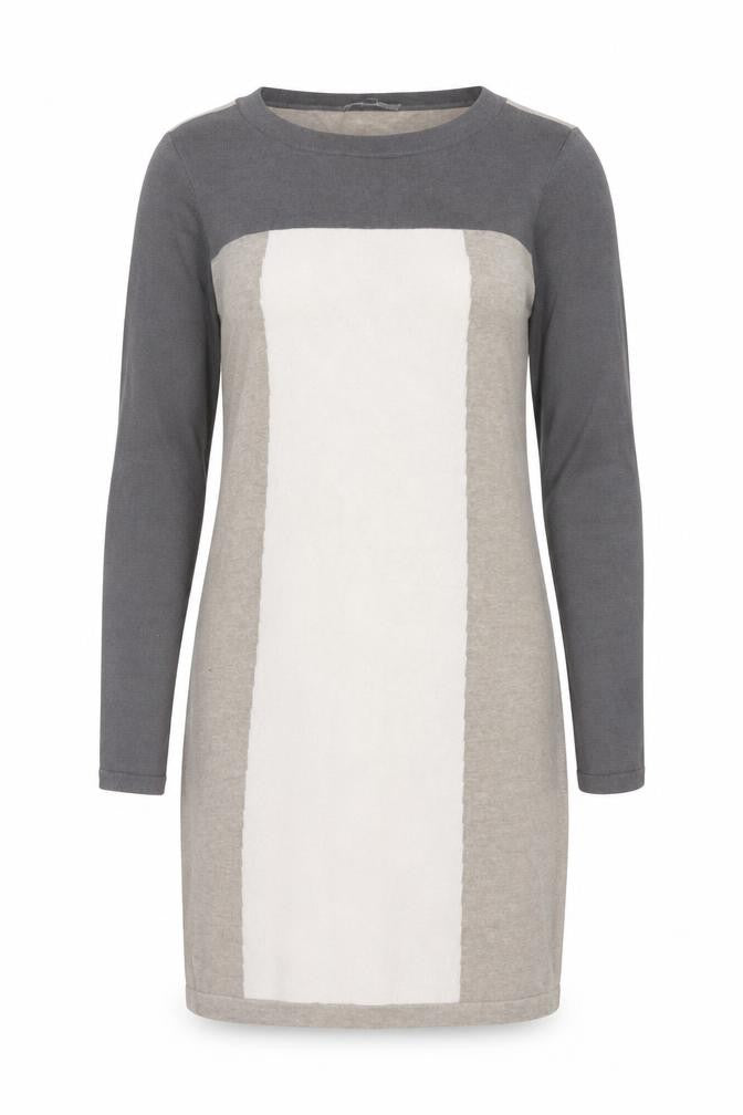Laura Ashley Women's Beige Grey Dress Size 10