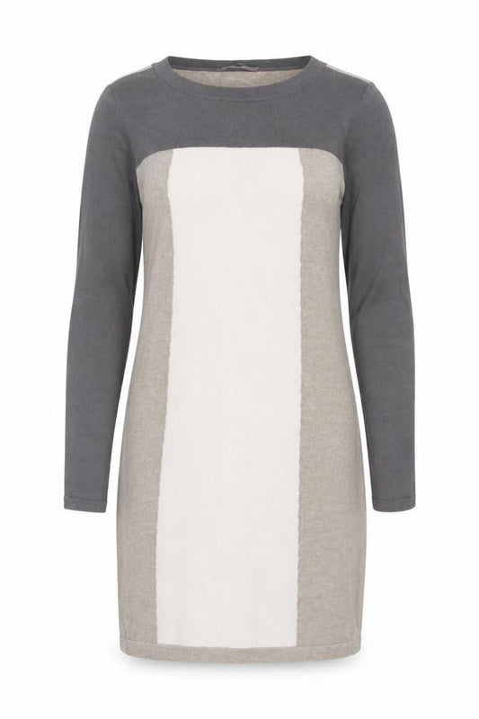 Laura Ashley Women's Beige Grey Dress Size 10