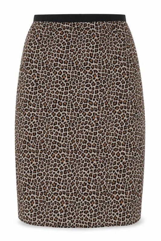 Stylish Women's Multicoloured Animal Print Midi Skirt