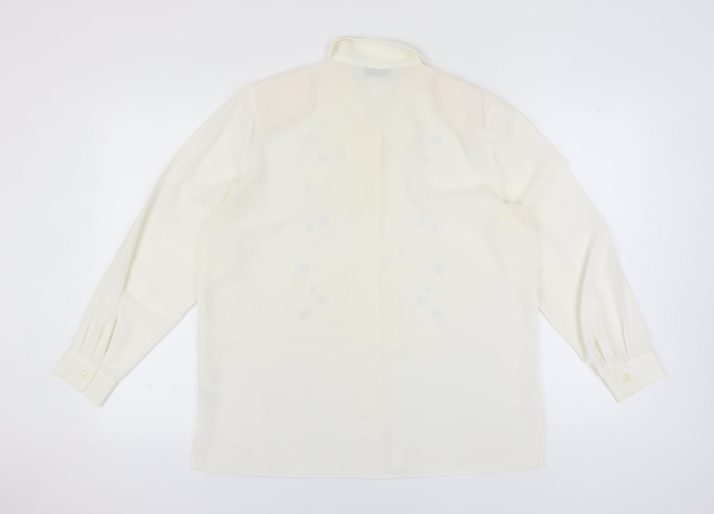 Holmewood Women's Ivory Embroidered Button-Up Shirt