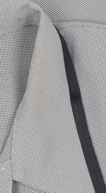 Saloos Women's Grey Check Blouse Size 14