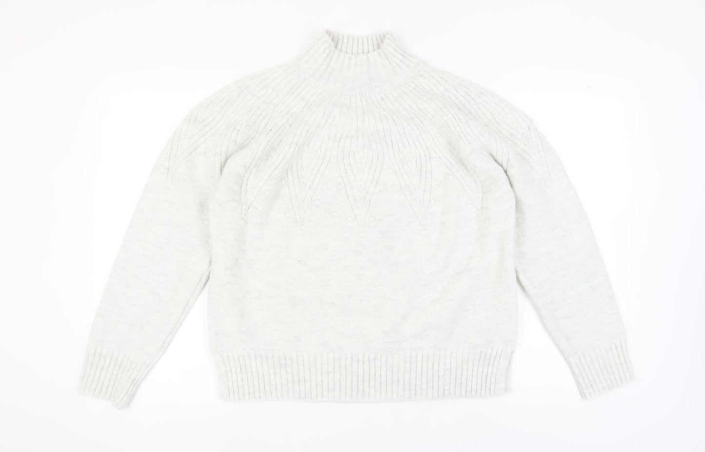 Marks and Spencer Women's White Pullover Jumper - Large
