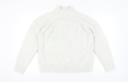 Marks and Spencer Women's White Pullover Jumper - Large