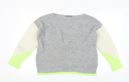 Next Women's Grey Pullover Jumper - Size S, Knit
