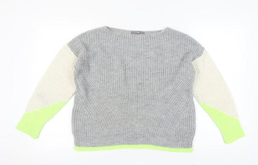 Next Women's Grey Pullover Jumper - Size S, Knit