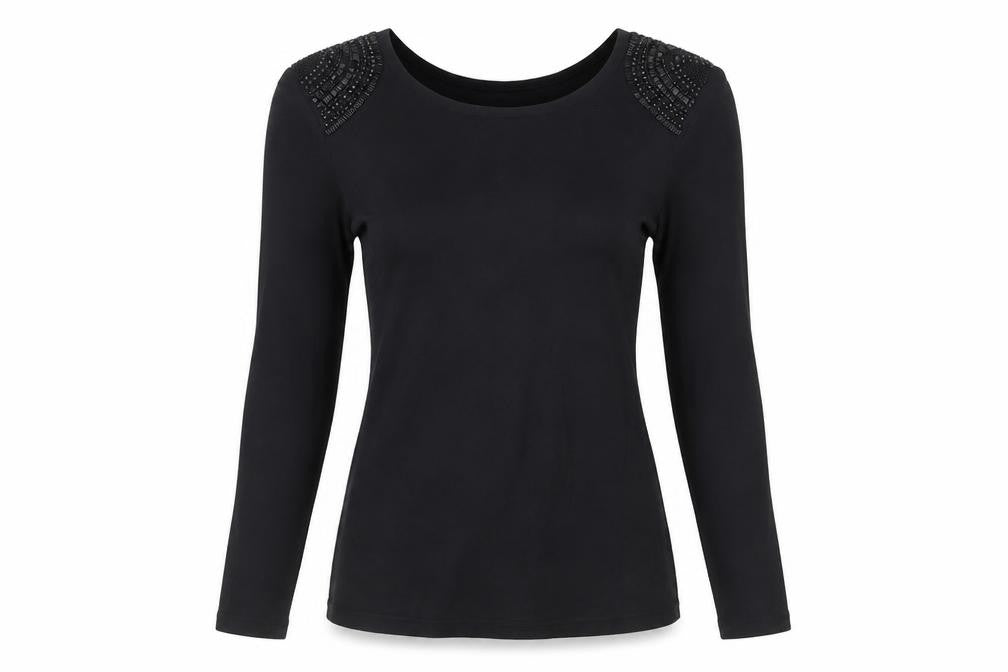 Ted Baker Women's Black Cardigan XS Beaded Slim Fit