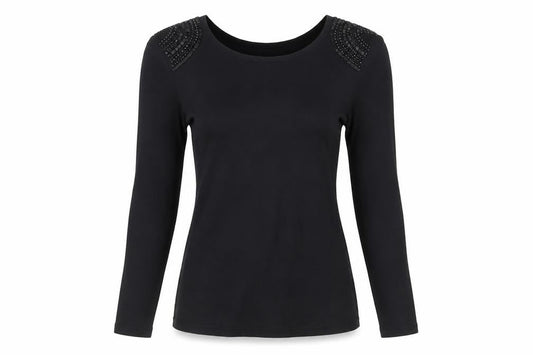 Ted Baker Women's Black Cardigan XS Beaded Slim Fit