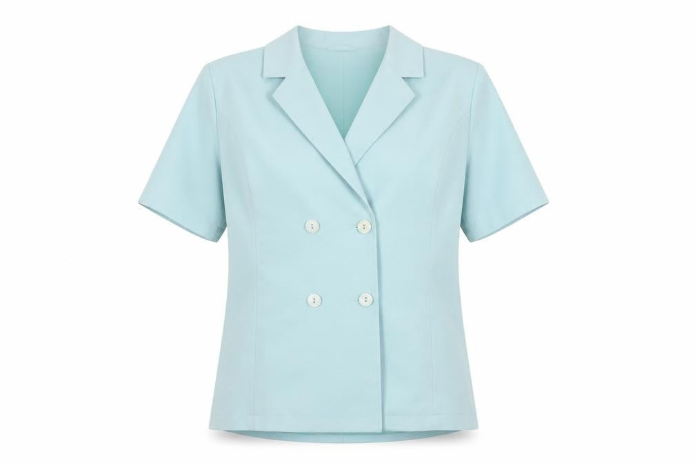Eastex Women's Blue Blazer, Size 12, Short Sleeve