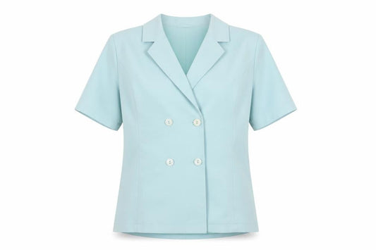 Eastex Women's Blue Blazer, Size 12, Short Sleeve