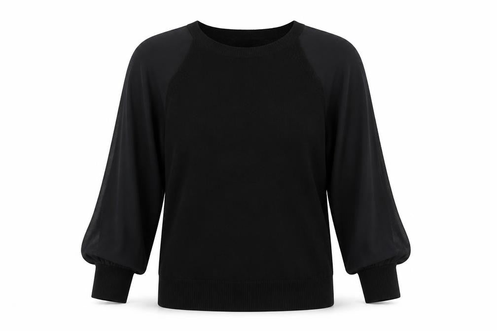 Karen Millen Women's Black Pullover Jumper Size 6