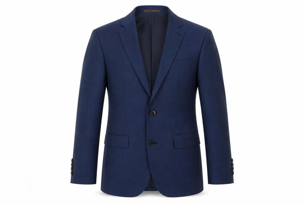 Next Men's Slim Fit Blue Suit Jacket, 34 Short