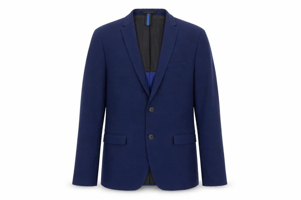 Zara Man Men's Blue Slim Fit Blazer, Size 40
