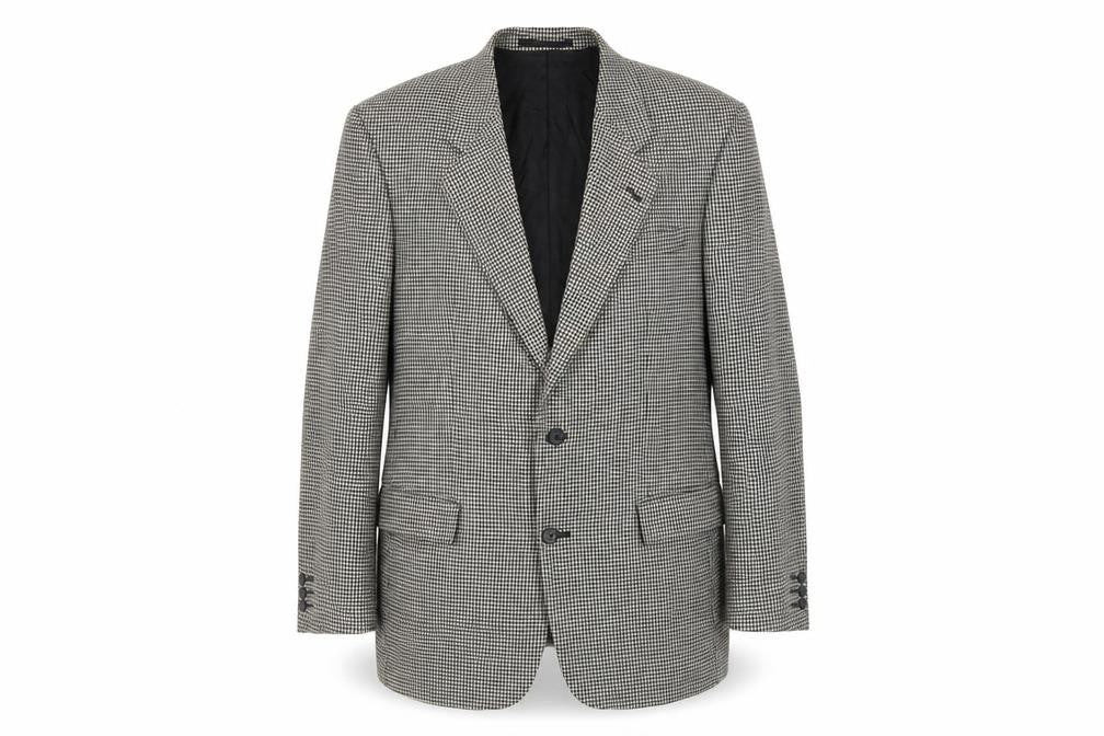 Debenhams Men's Grey Check Wool Blazer 42 Long