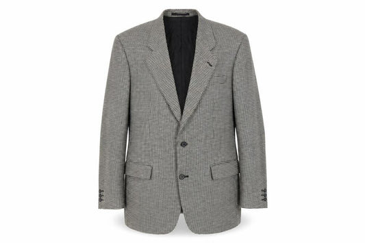 Debenhams Men's Grey Check Wool Blazer 42 Long