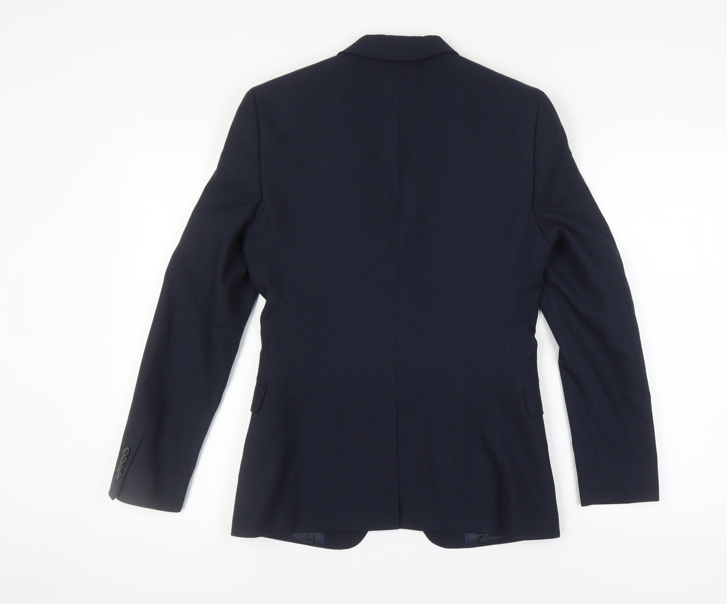 Topman Mens Blue Slim Blazer Jacket 34R