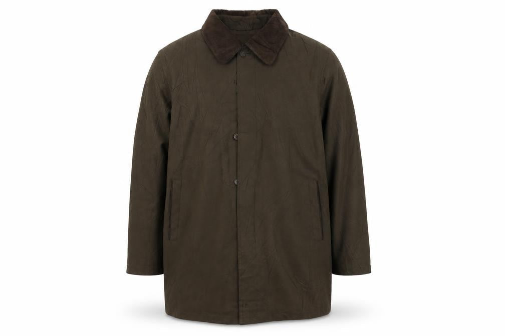 Arrow Men's XXL Green Overcoat Lined Button Coat