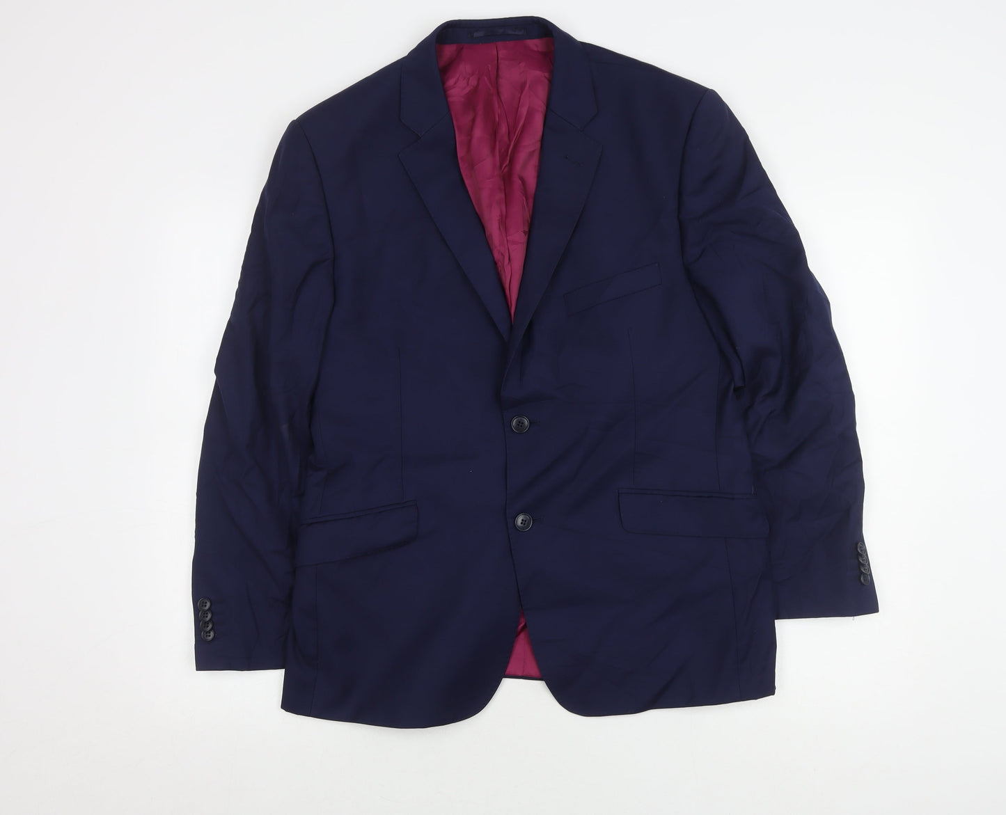 Performance Suit Men's Blue Jacket Size 40 Regular Fit