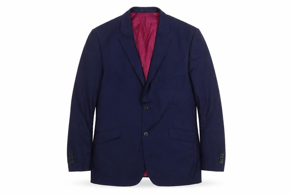 Performance Suit Men's Blue Jacket Size 40 Regular Fit