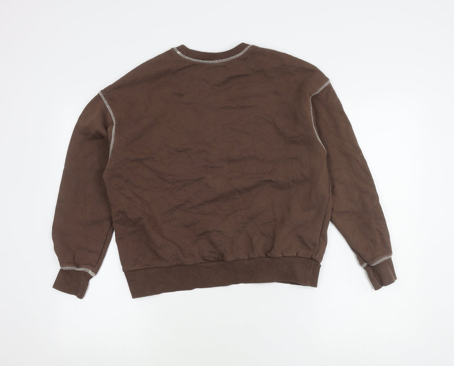 Pull&Bear Teens Brown Pullover Sweatshirt XS
