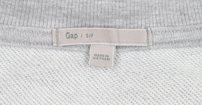 Gap Women's Grey Pullover Sweatshirt S, Casual Crew Neck