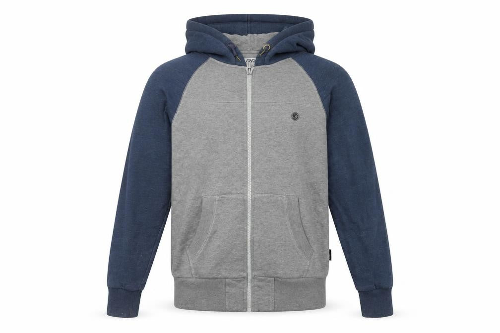 Surfanic Men's Grey Full Zip Hoodie, M