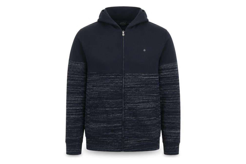 Jack & Jones Men's XL Black Full Zip Hoodie