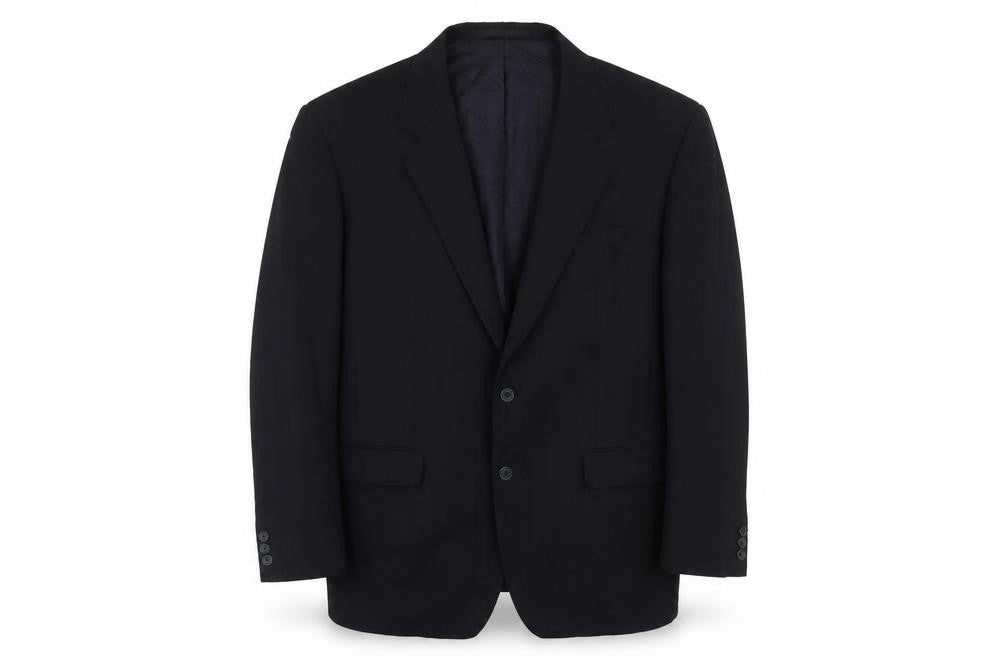 Marks & Spencer Men's Blue Striped Blazer 44R