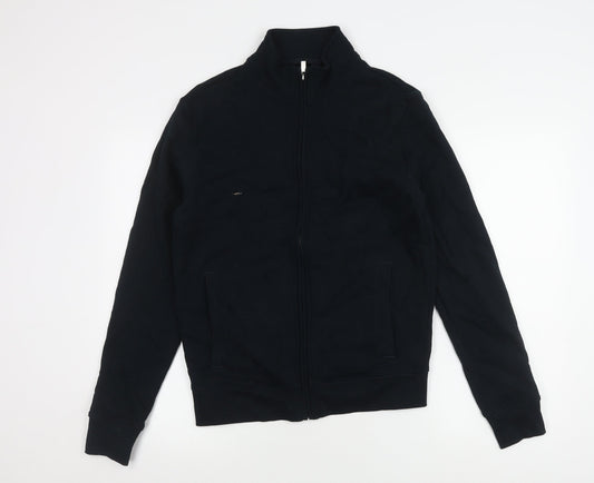 Marks and Spencer Unisex Blue Full Zip Sweatshirt S