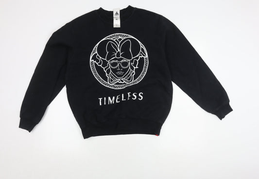 Preloved B&C Collection Unisex Black Pullover Sweatshirt M - Front