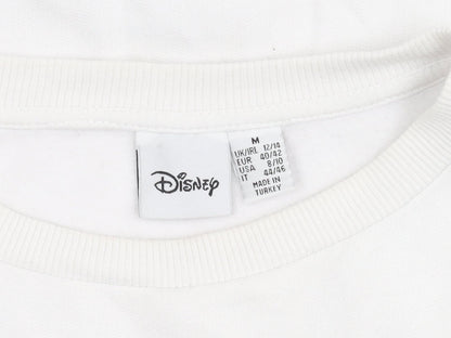 Preloved Disney White Unisex Sweatshirt - M Size, Mickey Mouse Graphic - Image 5