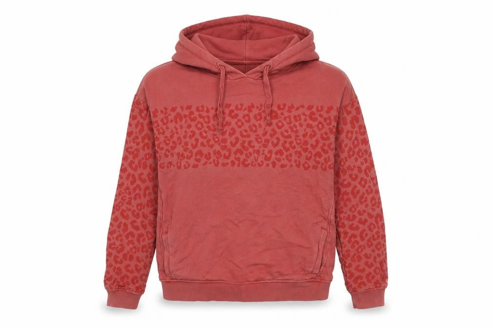 Next Women’s XS Red Animal Print Pullover Hoodie