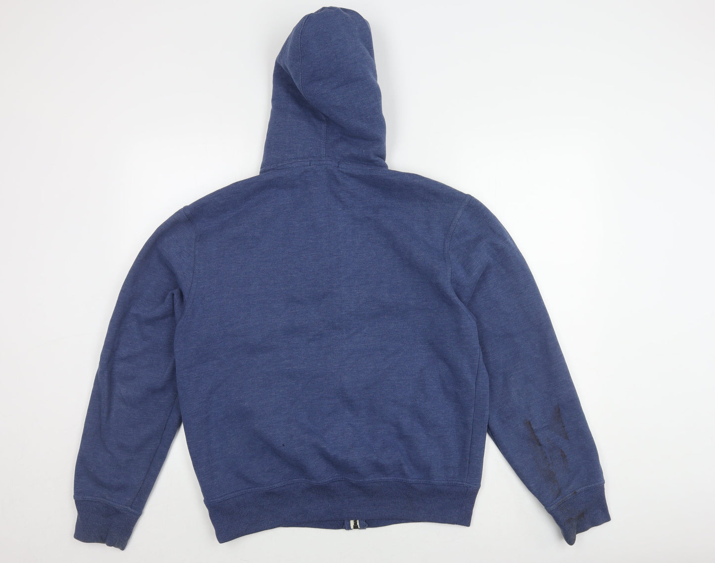 Dunnes Men's Blue Full Zip Hoodie, Medium