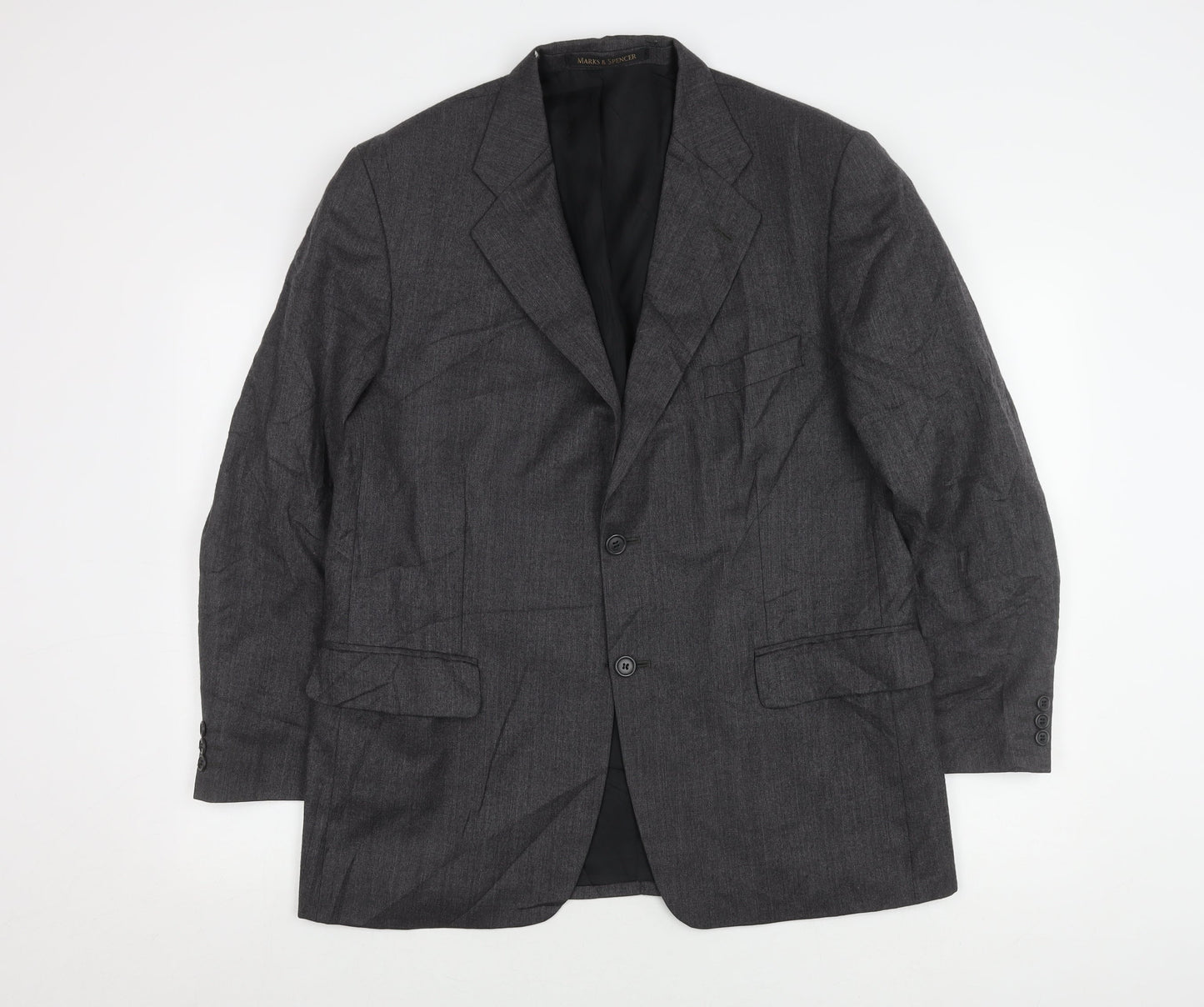 Marks and Spencer Men's Grey Jacket 42S Classic Style