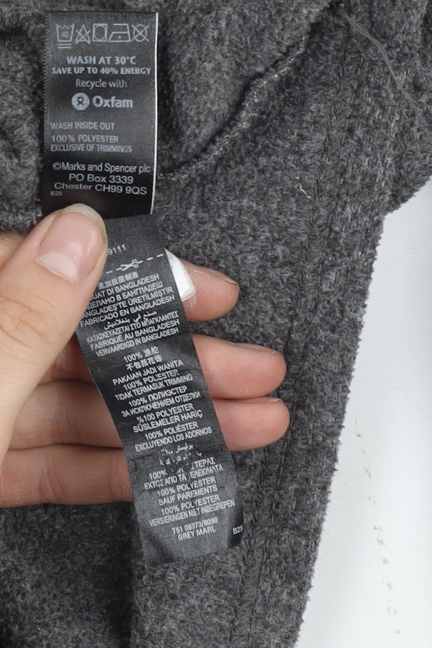 Marks and Spencer Women's Grey Basic Jacket Size 14