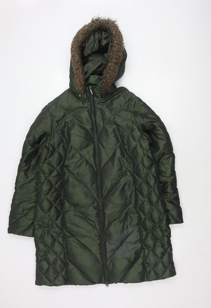 Marks & Spencer Women’s Green Puffer Cape, Size L