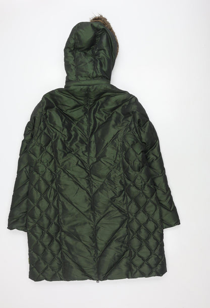 Marks & Spencer Women’s Green Puffer Cape, Size L
