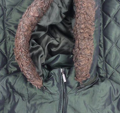 Marks & Spencer Women’s Green Puffer Cape, Size L