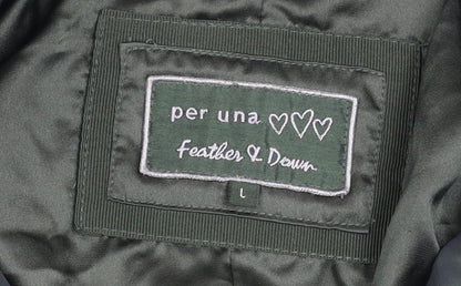 Marks & Spencer Women’s Green Puffer Cape, Size L