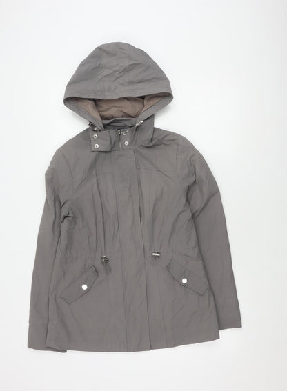 John Lewis Women's Grey Parka Jacket Size 10