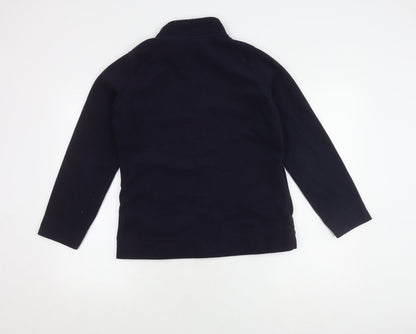 Isle Essentials Women's Blue Fleece Jacket Size M